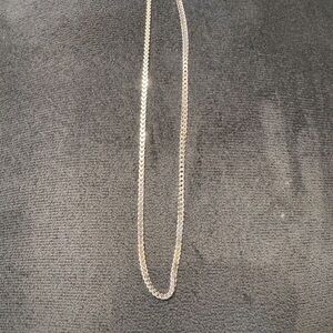 BRAND NEW 18” 925 STERLING SILVER FRANCO W RHODIUM FINISH.